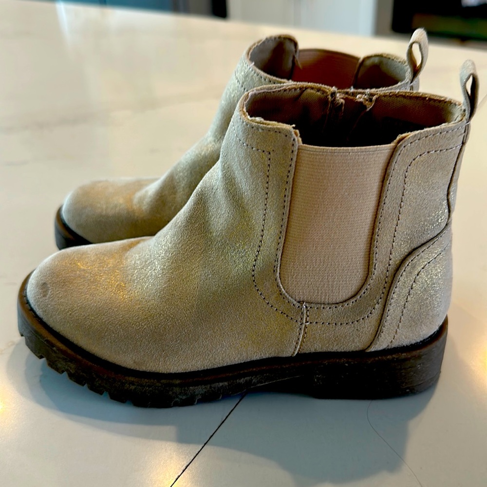 gap metallic boots